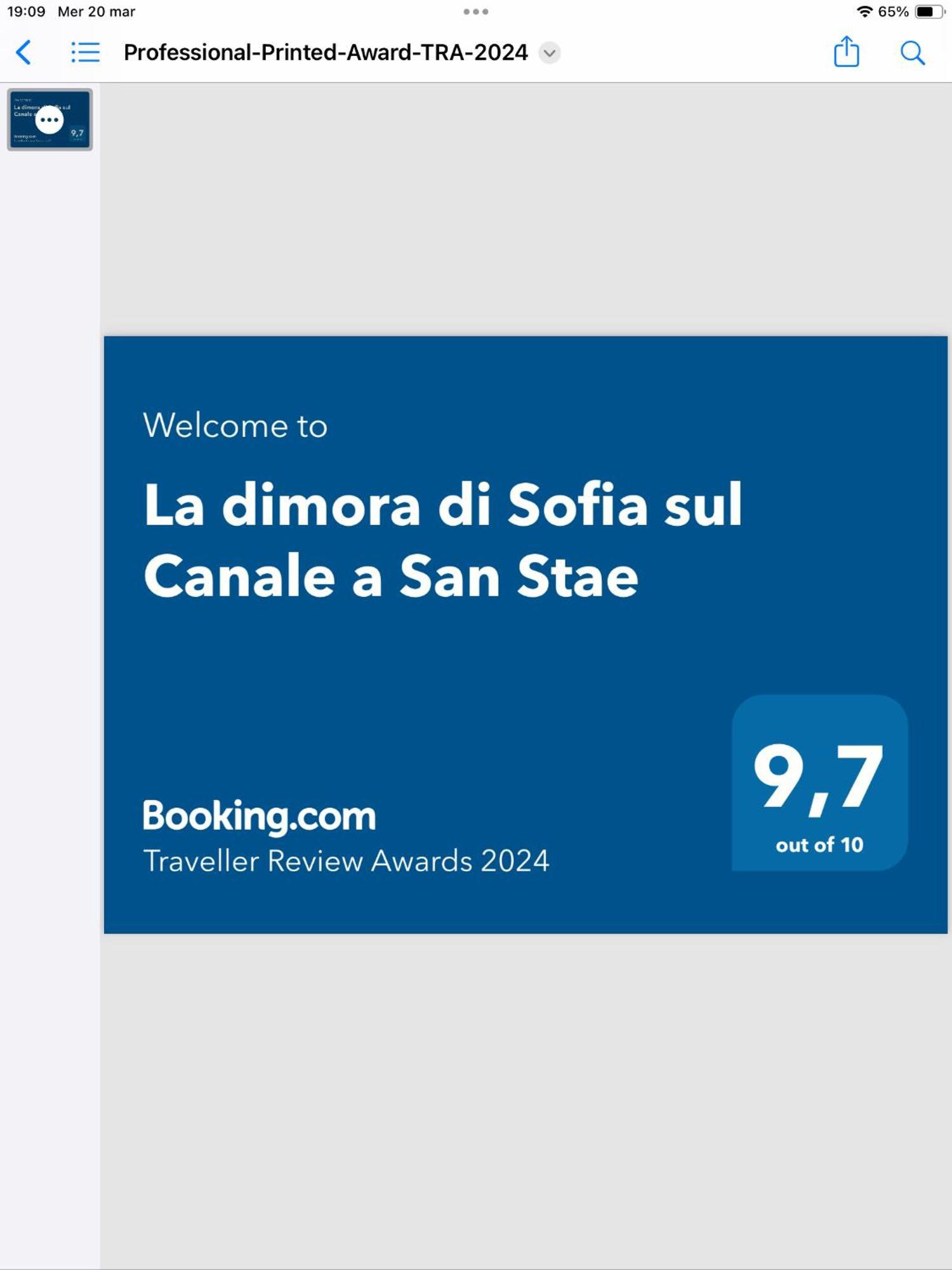 La Dimora Di Sofia Sul Canale A San Stae Venecia